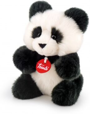 Trudi Knuffel Fluffies Panda 24cm - Zwart,Wit