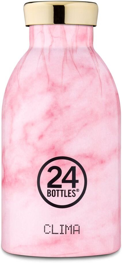 24 Bottles 24Bottles Thermosfles Clima Bottle Pink Marble 330 ml