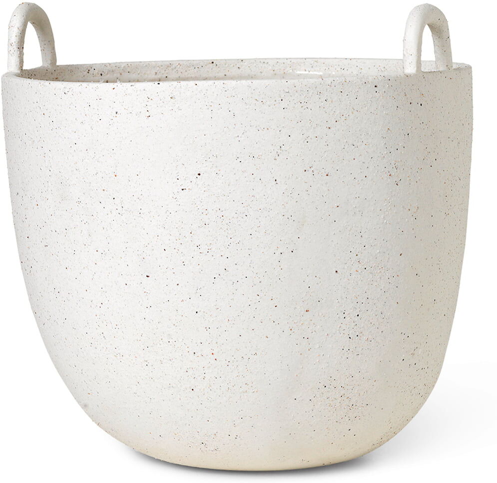 ferm LIVING - Speckle Pflanzentopf, Ø 30 x H 30 cm, off-white