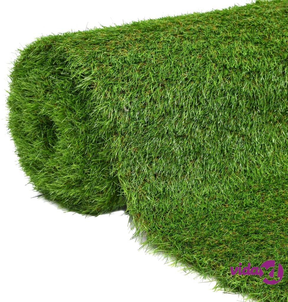 vidaXL Artificial Grass 1x5 m/40 mm Green