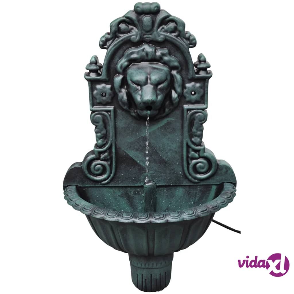 vidaXL Wall Fountain Lion Head Design