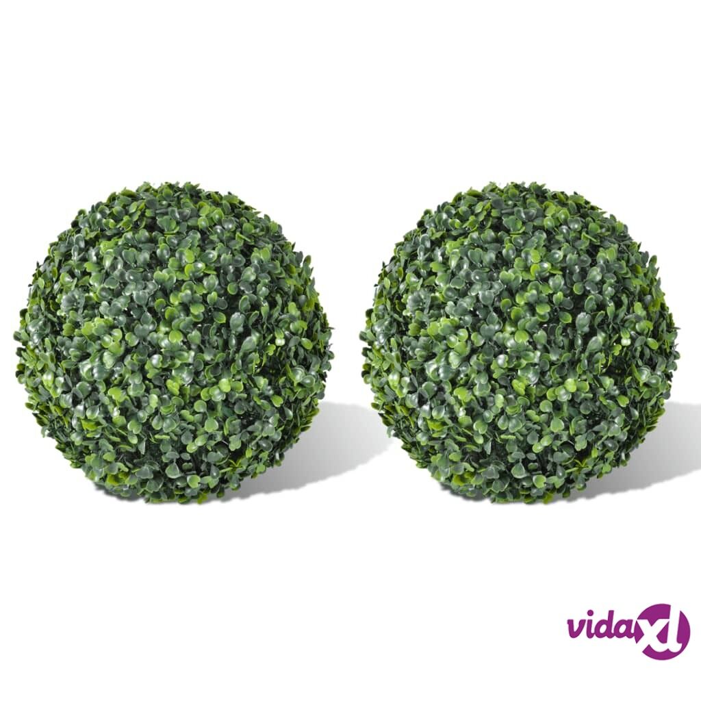 vidaXL Boxwood Ball Artificial Leaf Topiary Ball 35 cm 2 pcs