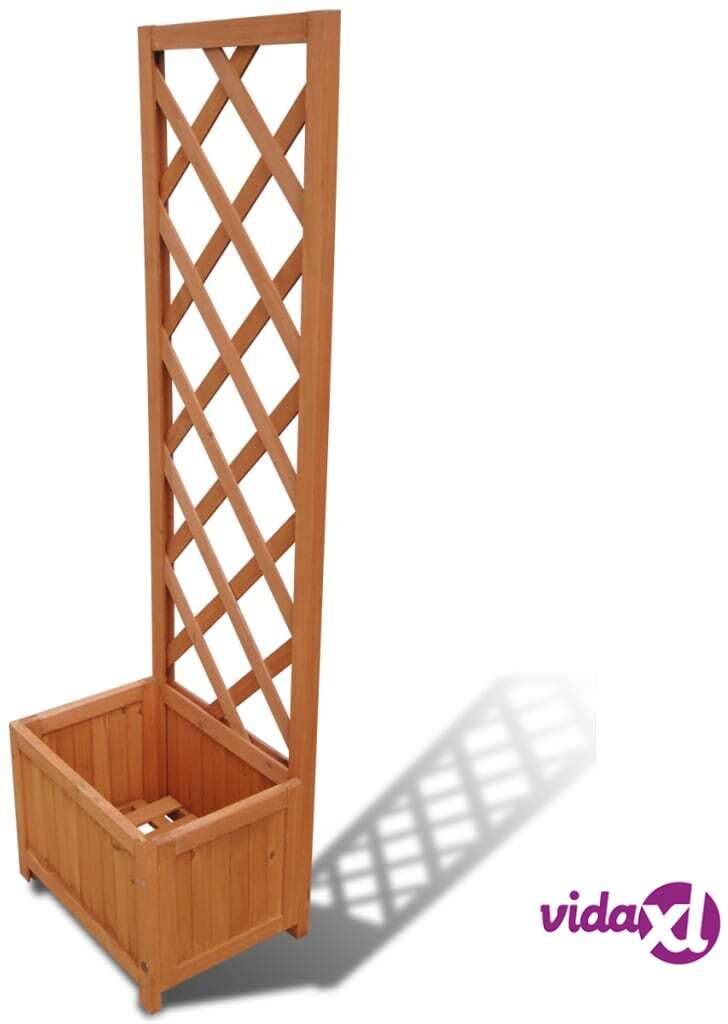 vidaXL Trellis Planter 40 x 30 x 135 cm