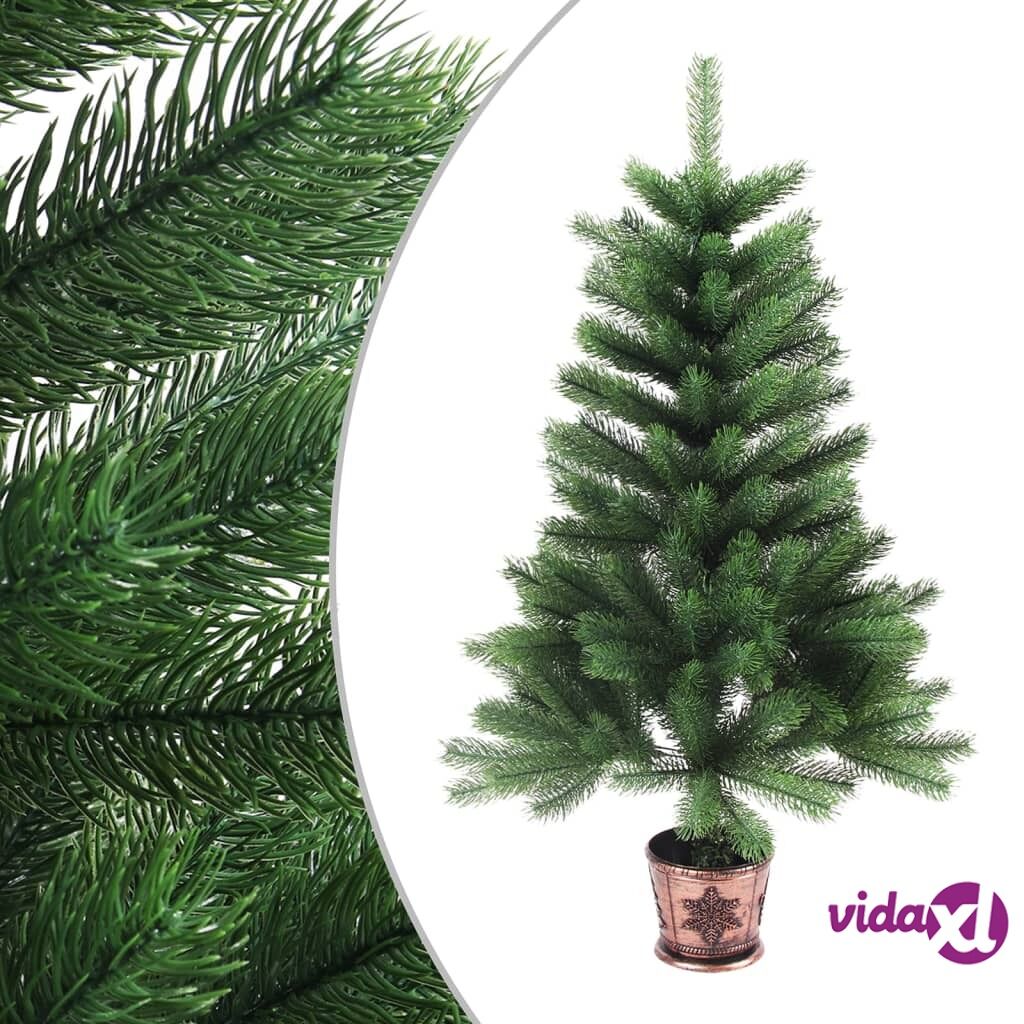 vidaXL Artificial Christmas Tree Lifelike Needles 65 cm Green
