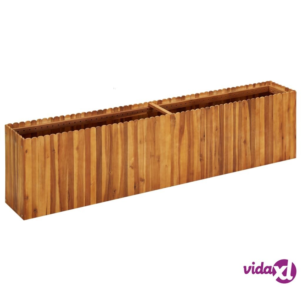 vidaXL Garden Raised Bed 200x30x50 cm Solid Acacia Wood