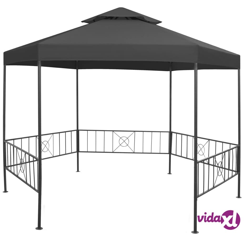 vidaXL Garden Gazebo 323x275x265 cm Anthracite