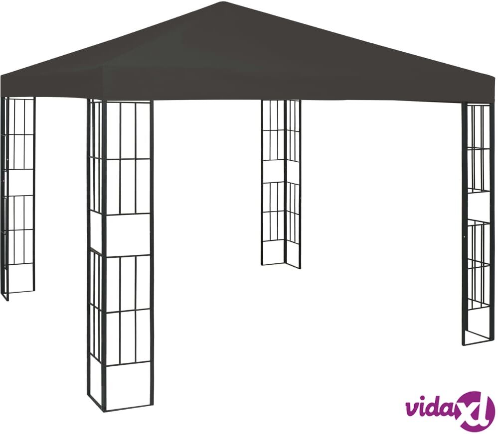 vidaXL Gazebo 3x3 m Anthracite