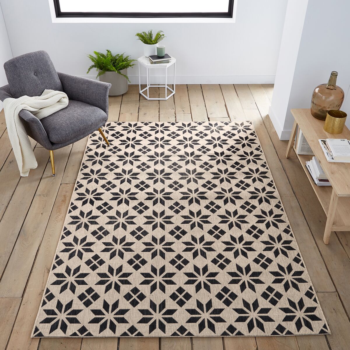 LA REDOUTE INTERIEURS Tapis tissé plat indoor/outdoor, Iswik