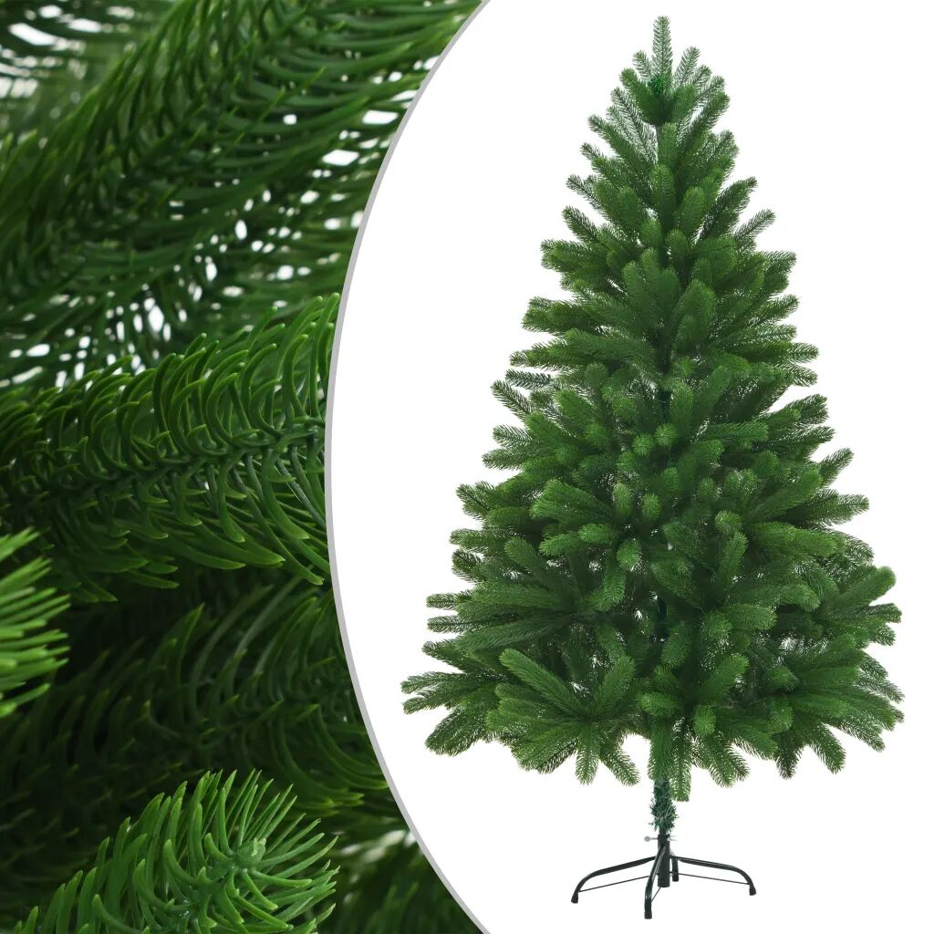 vidaXL Arbre de Noël artificiel Aiguilles réalistes 210 cm Vert