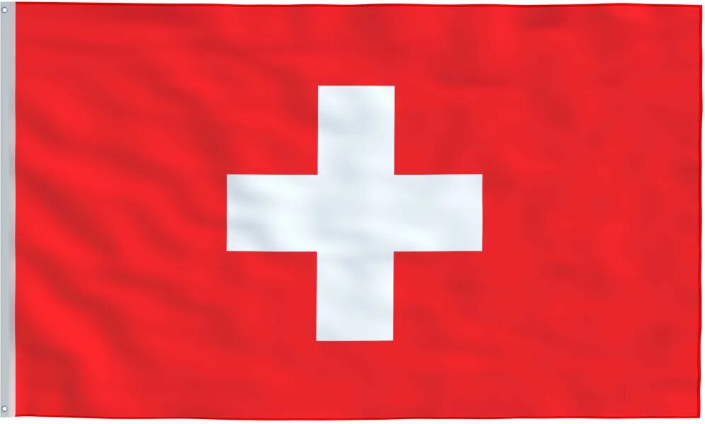 vidaXL Drapeau Suisse 90x150 cm