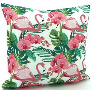 Weckbrodt Dekokissen »Flamingo«, Kissenhülle mit Füllung, Outdoor multi + bedruckt  B/L: 45 cm x 45 cm