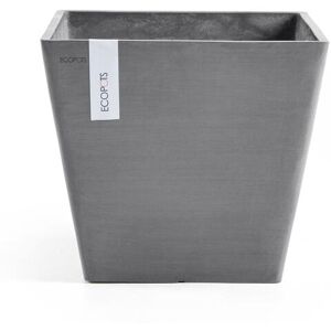 ECOPOTS Blumentopf »Rotterdam 50 G« Grau