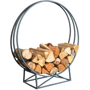 esschert design Kaminholzregal »Holzlager rund«