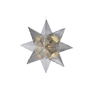 Sirius Dekohänger »LED Stern Lene, Silberfarben« silberfarben Größe
