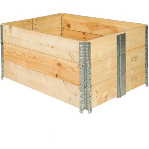 tectake Hochbeet klappbar und stapelbar 120x80x19cm - 3