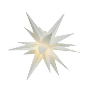 LED Outdoor 3D Stern Leuchtstern hängend D: 75cm Weihnachtsstern wetterfest weiß