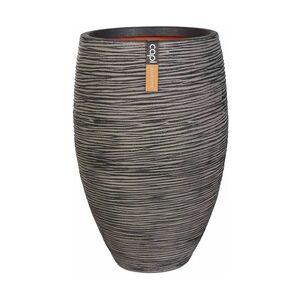 Capi Vase Nature Rib Elegant Deluxe 40 x 60 cm Anthrazit KOFZ1131