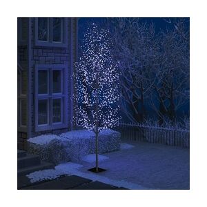 vidaXL Weihnachtsbaum 1200 LEDs Blaues Licht Kirschblüten 400 cm