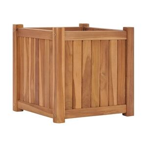 vidaXL Hochbeet 40 x 40 x 40 cm Massivholz Teak