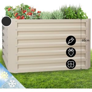 Blum High Grow Straight Hochbeet 100x60x100cm 600l Stahl - Sand