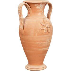 BISCOTTINI Römische Terrakotta-Amphore 100% Made in Italy Vollständig handgefertigt Vase für draußen