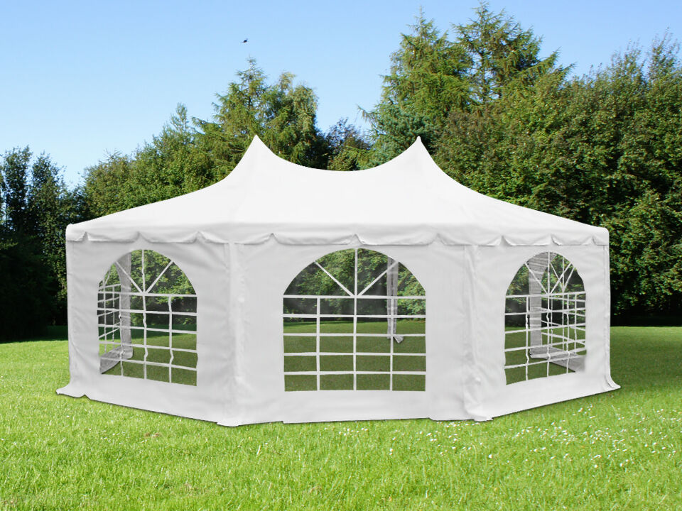 Dancover Achtkantiges Partyzelt Festzelt Elegance PRO 6,8x5m, PVC