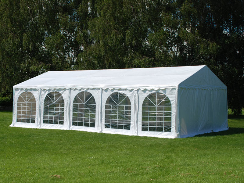 Dancover Partyzelt Festzelt, Exclusive CombiTents® 6x10m, 3-in-1, Weiß