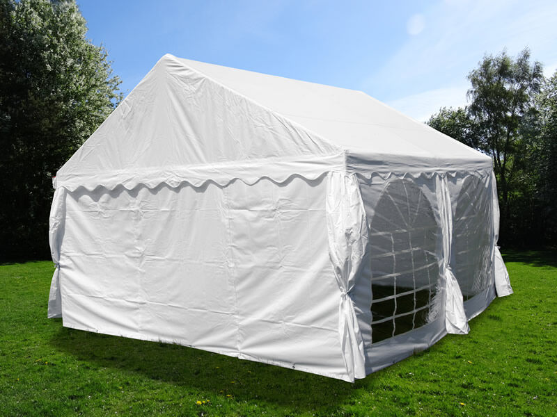 Dancover Partyzelt Festzelt UNICO 4x4m, Weiß