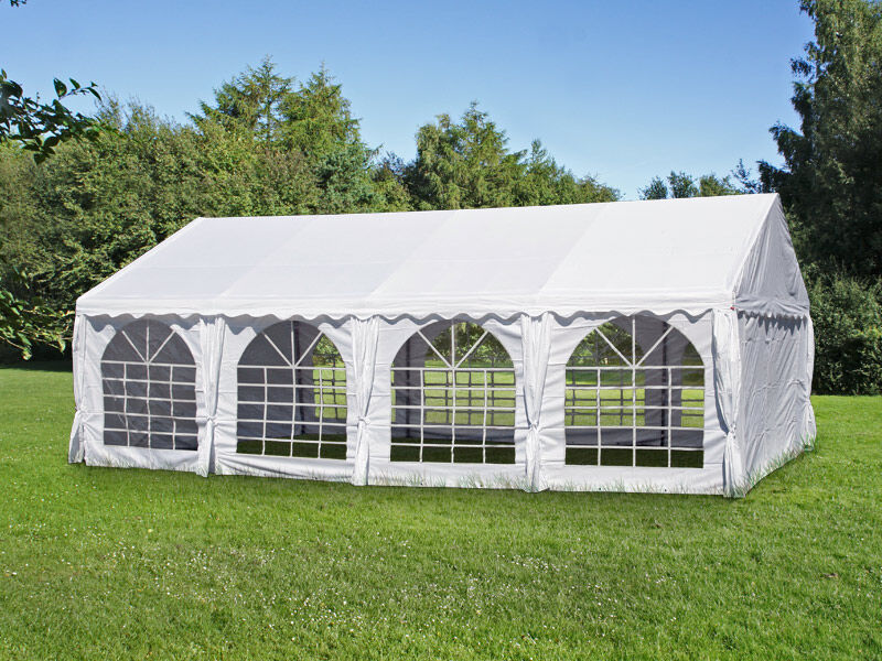 Dancover Partyzelt Festzelt UNICO 4x8m, Weiß