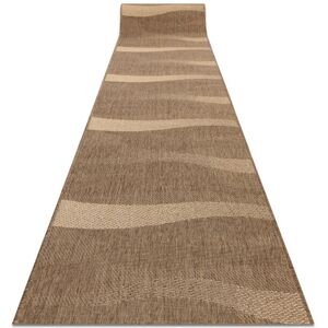 Dywany Luszczów Fortovet SISAL FLOORLUX design 20212 coffee / men 100 cm, 100x1200 cm