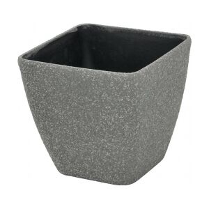 Europalms Deco cachepot STONA-47, rectangular, grey blomsterskjuler rektangulære