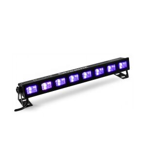 UV lys bar, BUV93 med 8 stk. kraftige UV LED / 41cm bred / solid m lysdioder led