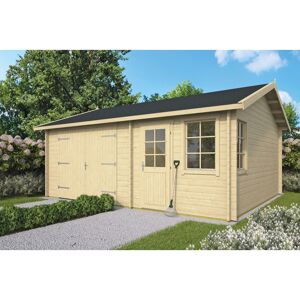 HytteExperten Durham Garage 44 mm - 400803N - 29,9 m²