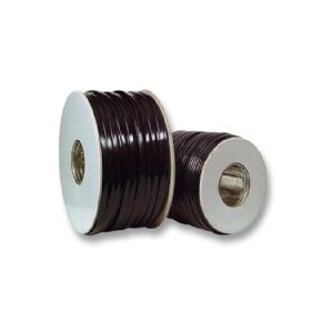 EFB NORDIC Telefonkabel fladt, PVC 1x6xAWG26 sort, 100 m ring, kabeldiameter 6,8 x 2,35 mm - (100 meter)