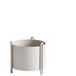 Woud Pidestall Planter Small - Grey