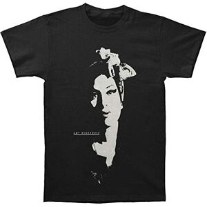 Rockoff Trade Amy Winehouse Herren Scarf Portrait T-Shirt, Schwarz, Klein