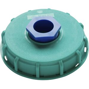 Jessberger Tapón de rosca (productos alimentarios), para abertura de IBC de 150 mm, Ø de unidad de bombeo 41 mm, bomba manual