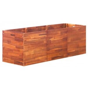 vidaXL Arriate De Madera De Acacia 150x50x50 Cm