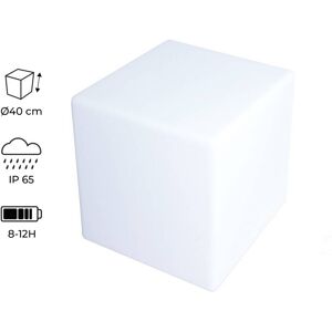 sweeek Cubo led 40cm - cubo de luz decorativo, 40x40cm, mando a distancia