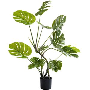 Kare Design Planta monstera artificial de polietileno y hormigón H110