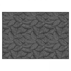 Oviala Tapete de exterior de polipropileno de 160 x 230 cm en color negro