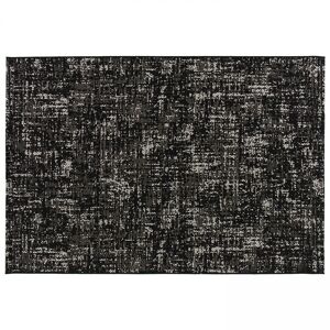 Oviala Tapete de exterior de polipropileno de 120 x 170 cm en color negro