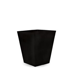 Newgarden Macetero cuadrado estilo vintage muy resistente negro 52x52x63 cm