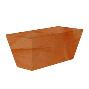 Newgarden Jardinera rectangular polietileno resistente terracota 80x37x37 cm