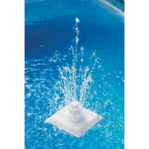 vidaXL Fuente griega para piscina 13 piezas blanca