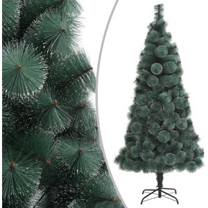 vidaXL Árbol de Navidad artificial con soporte verde PET 120 cm