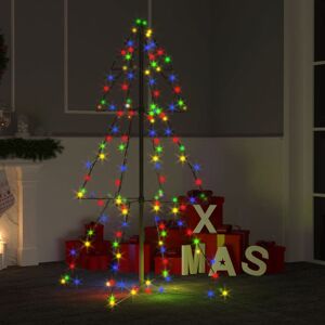 vidaXL Árbol de Navidad 160 LEDs interior y exterior 78x120 cm