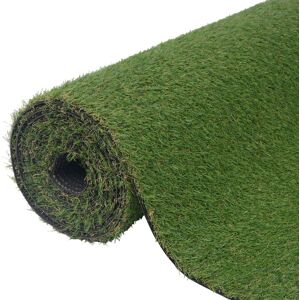 vidaXL Césped artificial verde 1x15 m/20 mm