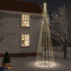 vidaXL Árbol de Navidad cónico 1134 LED de colores 230x800 cm