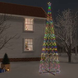 vidaXL Árbol de Navidad cónico 3000 LED de colores 230x800 cm